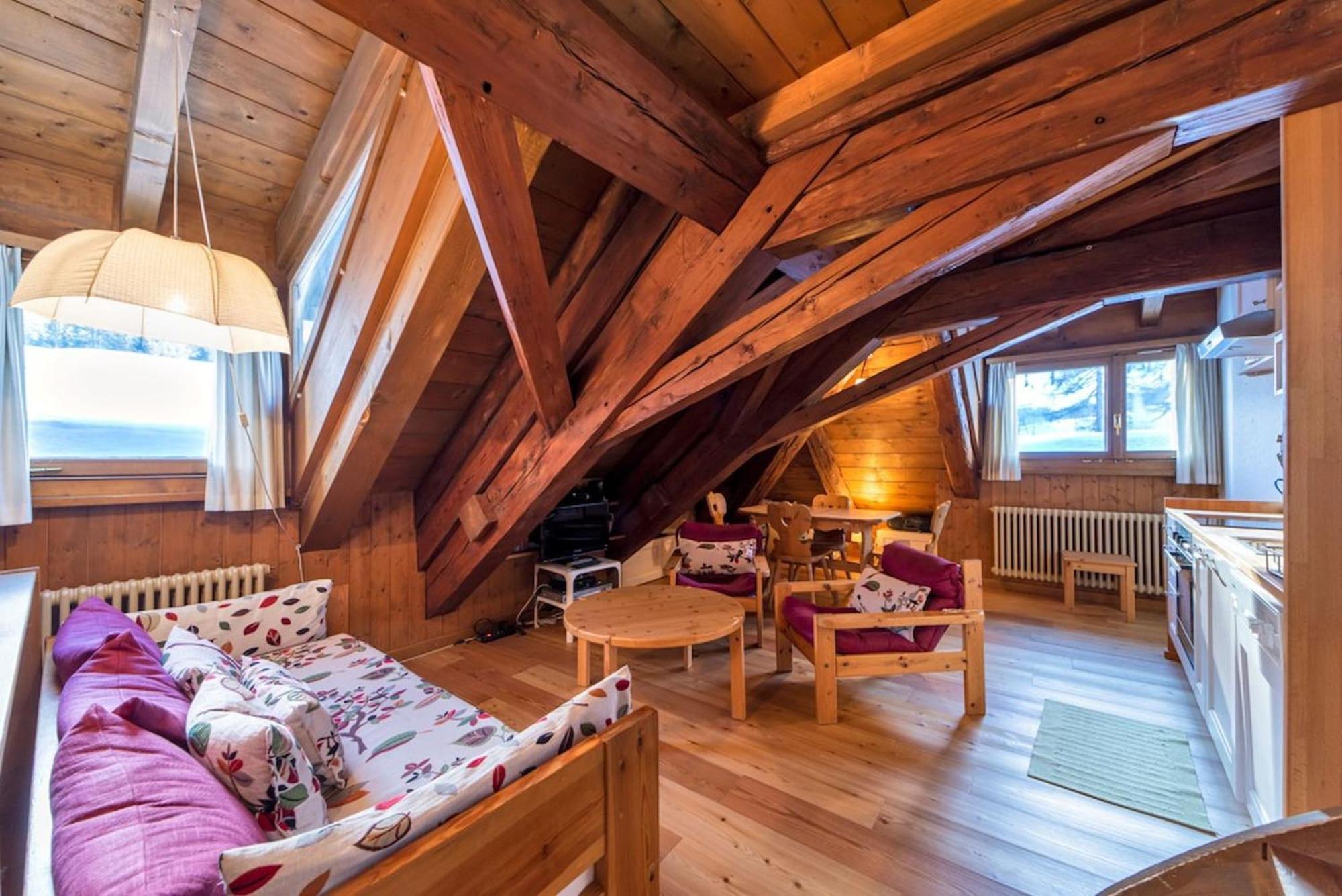Chesa La Cuntainta - Sils Maria Apartment Екстериор снимка