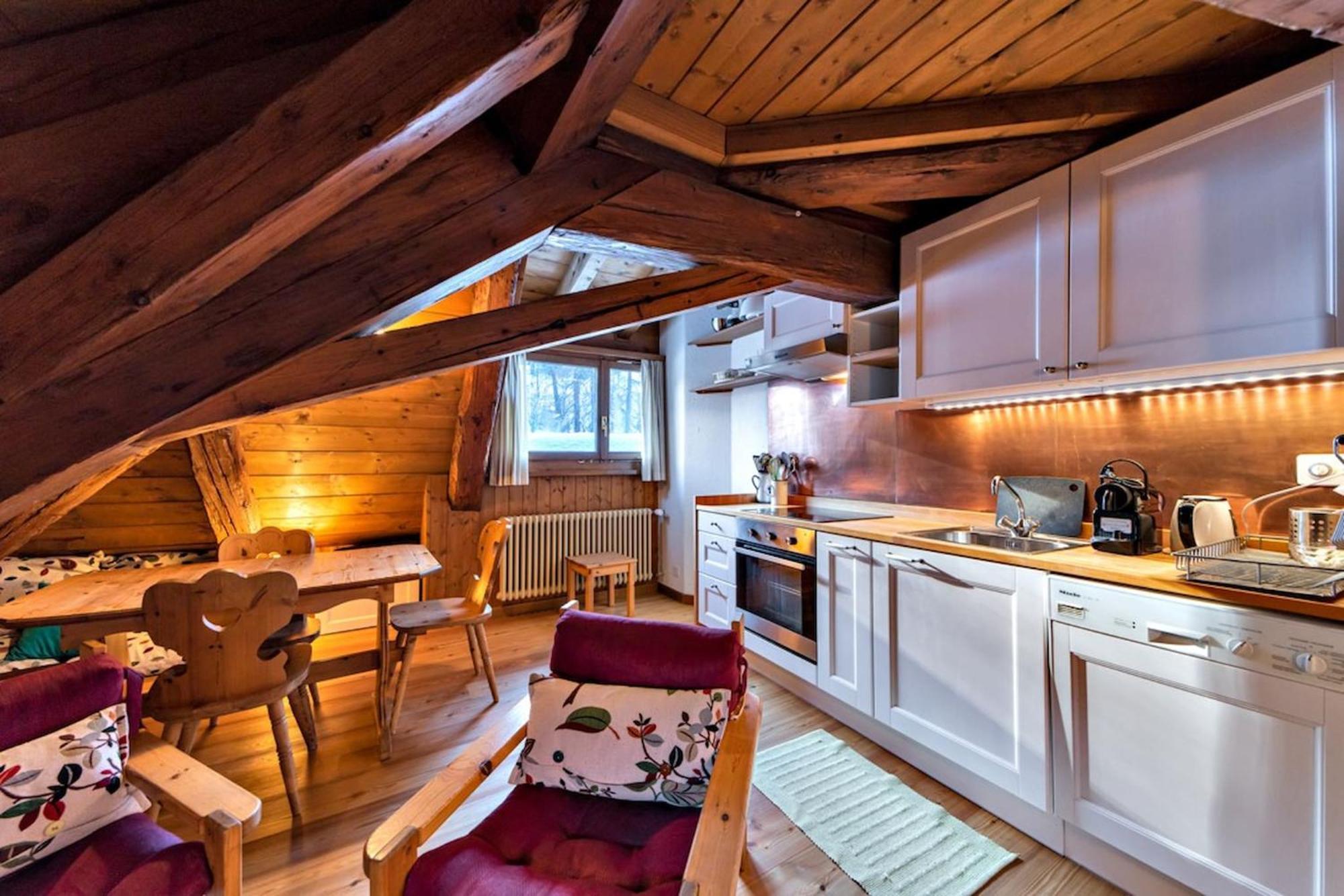 Chesa La Cuntainta - Sils Maria Apartment Екстериор снимка